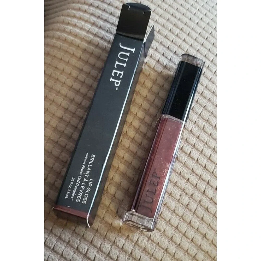 NEW in box! Julep lip gloss VIVID Iridescent burgundy shimmer Power Cell Complex